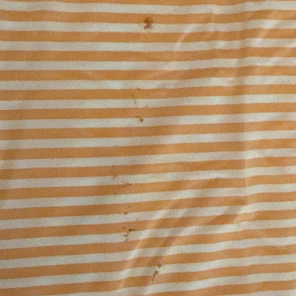 Footjoy Shirt Mens Extra Large Orange Striped Performance Polo Golf - Picture 6 of 9